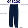 image:imageGildan Adult Fleece Elastic Bottom Sweatpants Style G18200Sand