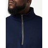 image:imageGildan Adult Fleece QuarterZip Cadet Collar Sweatshirt Style G18800Navy