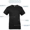 image:imageGildan Adult Heavy Cotton TShirt Style G5000Black 72pack