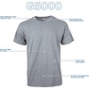 image:imageGildan Adult Heavy Cotton TShirt Style G5000Sport Grey 72pack