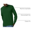 image:imageGildan Adult Ultra Cotton Long Sleeve TShirt Style G2400 MultipackForest Green