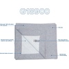 image:imageGildan Heavy Blend Fleece Blanket Style G18900 Black 50 x 60Navy 1pack