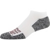 image:imageGildan Mens Active Strategic Cushion No Show Socks MultipairsWhiteGreyMerlot 6pairs