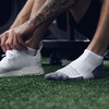 image:imageGildan Mens Active Strategic Cushion No Show Socks MultipairsWhiteGreyMerlot 6pairs