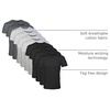 image:imageGildan Mens Crew TShirts Multipack Style G1100BlackSport GreyCharcoal 10pack