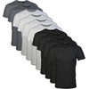 image:imageGildan Mens Crew TShirts Multipack Style G1100BlackSport GreyCharcoal