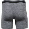 image:imageGildan Mens Underwear Performance DriftKnit Modern Boxer Briefs 2PackCaviar HeatherGrey Violet Heather Reg Leg Boxer Brief