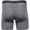 image:imageGildan Mens Underwear Performance DriftKnit Modern Boxer Briefs 2PackCaviar HeatherGrey Violet Heather Trunk