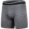 image:imageGildan Mens Underwear Performance DriftKnit Modern Boxer Briefs 2PackCaviar HeatherGrey Violet Heather Trunk