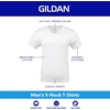 image:imageGildan Mens VNeck TShirts Multipack Style G1103NavyCharcoalCardinal Red 5pack