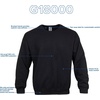 image:imageGildan Unisex Adult Fleece Crewneck Sweatshirt Style G18000 MultipackBlack 36pack