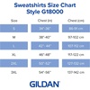 image:imageGildan Unisex Adult Fleece Crewneck Sweatshirt Style G18000 MultipackCarolina Blue