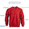 image:imageGildan Unisex Adult Fleece Crewneck Sweatshirt Style G18000 MultipackRed 36pack