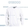 image:imageGildan Unisex Adult Fleece Crewneck Sweatshirt Style G18000 MultipackWhite 36pack