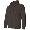 image:imageGildan unisexadult Fleece Zip Hoodie Sweatshirt Style G18600 MultipackDark Chocolate 1pack