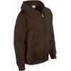image:imageGildan unisexadult Fleece Zip Hoodie Sweatshirt Style G18600 MultipackDark Chocolate