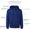 image:imageGildan unisexadult Fleece Zip Hoodie Sweatshirt Style G18600 MultipackDark Heather