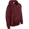 image:imageGildan unisexadult Fleece Zip Hoodie Sweatshirt Style G18600 MultipackMaroon