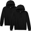 image:imageGildan Adult Fleece Hoodie Sweatshirt Style G18500 MultipackBlack 2pack