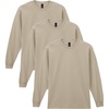image:imageGildan Adult Ultra Cotton Long Sleeve TShirt Style G2400 MultipackSand