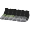 image:imageGildan Mens Active Strategic Cushion No Show Socks MultipairsBlackAcid 6pairs