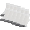 image:imageGildan Mens Polyester Half Cushion Low Cut Socks 12packWhite