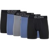 image:imageGildan Mens Underwear Cotton Stretch Boxer Briefs MultipackBlack SootSlate BlueGrey Flannel