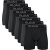 image:imageGildan Mens Underwear Cotton Stretch Boxer Briefs MultipackBlackCharcoal Sky