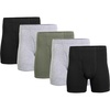 Black/Sport Grey Heather/Military Green (5-pack)