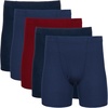 image:imageGildan Mens Underwear Covered Waistband Boxer Briefs MultipackNavyMetro BlueCardinal Red