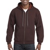 image:imageGildan unisexadult Fleece Zip Hoodie Sweatshirt Style G18600 MultipackRussett