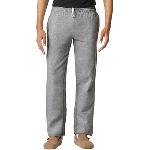 image:imageGildan Adult Fleece Open Bottom Sweatpants with Pockets Style G18300Sport Grey
