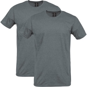 image:imageGildan Adult Softstyle Cotton TShirt Style G64000 MultipackGraphite Heather 2pack