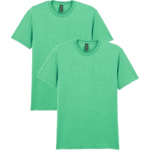 image:imageGildan Adult Softstyle Cotton TShirt Style G64000 MultipackHeather Irish Green