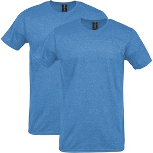 image:imageGildan Adult Softstyle Cotton TShirt Style G64000 MultipackHeather Sapphire