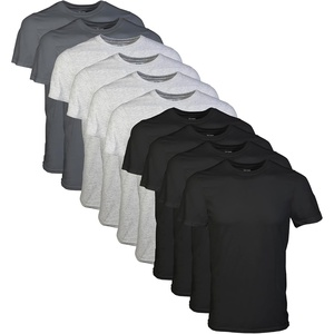 image:imageGildan Mens Crew TShirts Multipack Style G1100BlackSport GreyCharcoal 10pack