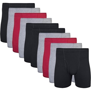 image:imageGildan Mens Underwear Covered Waistband Boxer Briefs MultipackBlackGarnetGraphite 10pack
