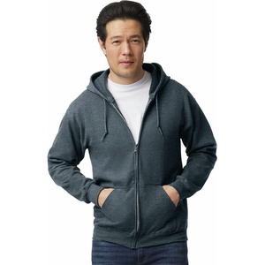 image:imageGildan unisexadult Fleece Zip Hoodie Sweatshirt Style G18600 MultipackDark Heather