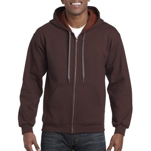 image:imageGildan unisexadult Fleece Zip Hoodie Sweatshirt Style G18600 MultipackRussett