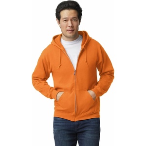 image:imageGildan unisexadult Fleece Zip Hoodie Sweatshirt Style G18600 MultipackS Orange 1pack