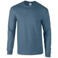 image:imageCotton 6 oz LongSleeve TShirt G240Indigoblue