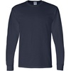 image:imageCotton 6 oz LongSleeve TShirt G2401 Safety Green  1 Navy