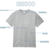 image:imageGildan Adult Ultra Cotton TShirt Style G2000 MultipackAntique Royal