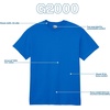 image:imageGildan Adult Ultra Cotton TShirt Style G2000 MultipackOrchid