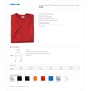 image:imageGildan G830 56 oz Ultra Blend 5050 Pocket TShirt  Royal  XLargeRoyal