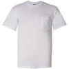 image:imageGildan G830 56 oz Ultra Blend 5050 Pocket TShirt  Royal  XLargeWhite