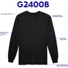 image:imageGildan Youth Ultra Cotton Long Sleeve TShirt Style G2400B 2PackSport Grey