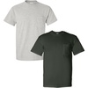image:imageGildan G830 56 oz Ultra Blend 5050 Pocket TShirt  Royal  XLarge1 Ash Grey  1 Forest Green