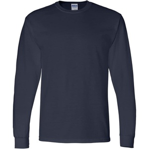 image:imageCotton 6 oz LongSleeve TShirt G2401 Navy  1 Black