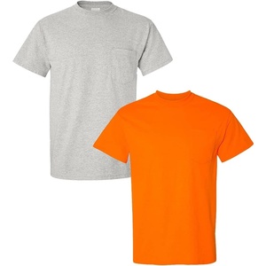 image:imageGildan G830 56 oz Ultra Blend 5050 Pocket TShirt  Royal  XLarge1 Ash Grey  1 Safety Orange